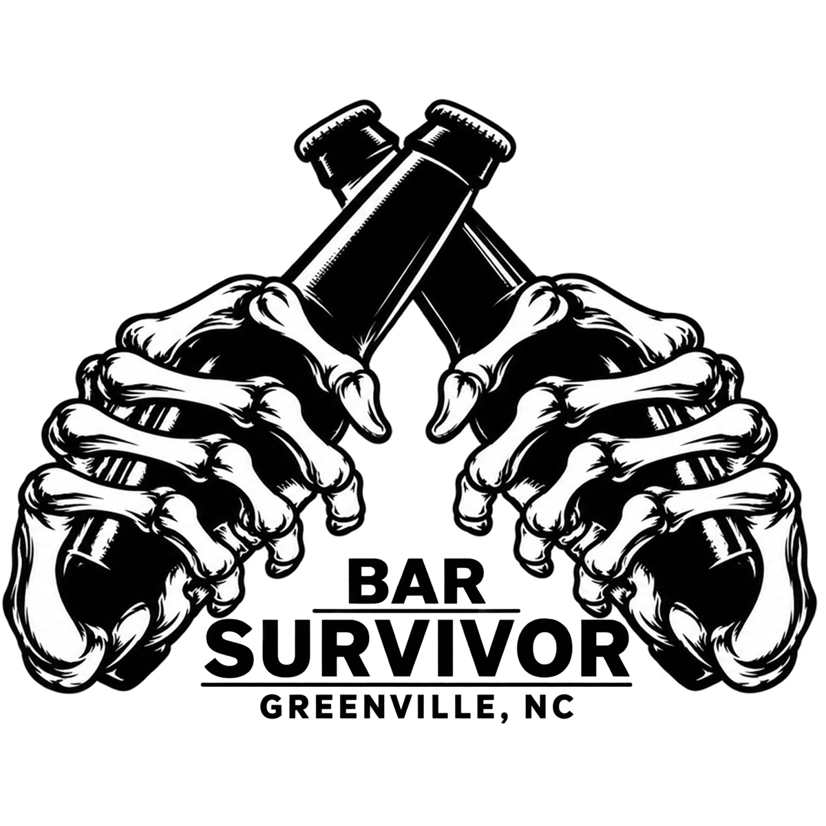 Bar Survivor Greenville Relaxed-Fit Hoodie- Gray