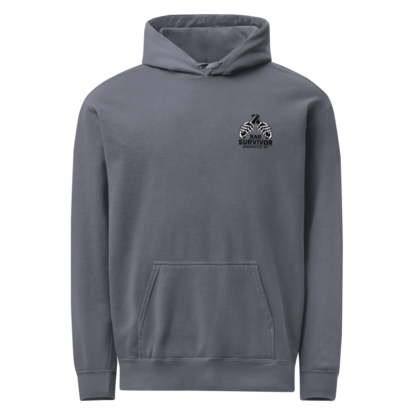 Grey Bar Survivor Hoodie