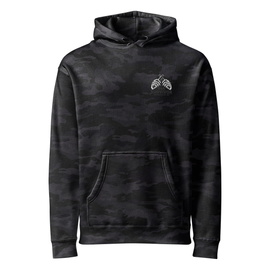 Bar Survivor Greenville Heavyweight Hoodie- Black Camo